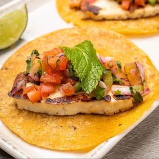 Halloumi Queso Tacos