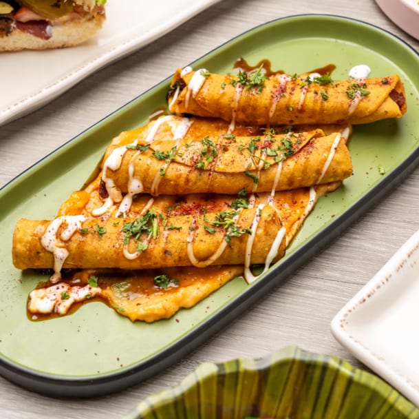 Summac Chicken Flautas.
