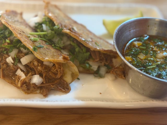 Lamb Kamounia Tacos.